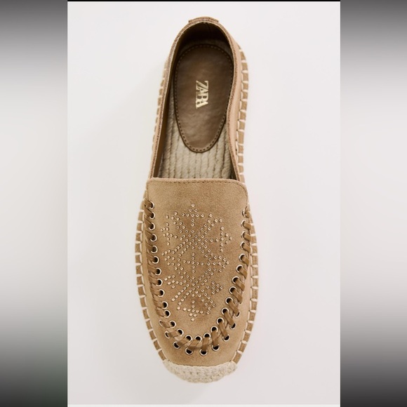 Zara limited edition beaded leather loafers - Picture 2 of 8